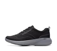Clarks Mens Lehman Mix Oxford, Black Textile, 9