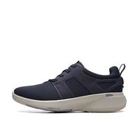 Clarks Men's Lehman Tie Sneaker, Navy, 10 UK