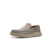 Clarks Men's Driftlite Step Moccasin, Taupe Canvas, 7 UK