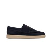 Clarks Men's Lockford Boat Navy Suede Boat Shoes in Blue | Size: 12-Standard Fit Clarks Blue 12-Standard Fit