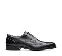 Clarks Men's Lolimite Artisanale-G Sneaker, 2 Black Leather, 8.5 UK