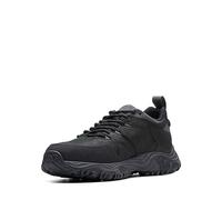 Clarks Men's Low-Top Sneaker, Black Leather, 7