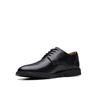 Clarks Men's Malwood Lace Oxford, Black Leather, 7.5 UK