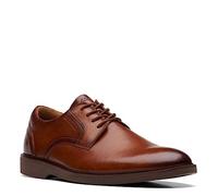 Clarks Mens Malwood Lace, Tan Leather, 13