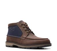 Clarks Men's Maplewalk Moc Oxford Boot, Dark Brown Combi, 7.5
