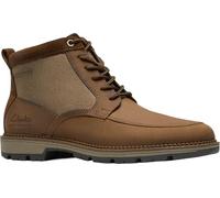 Clarks Men's Maplewalk Rise Ankle Boot, Dark Tan Leather, 8.5 UK