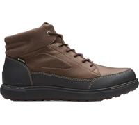 Clarks Men's Mapstone Hi Gore-tex Ankle Boot, Dark Brown Leather, 7.5 UK