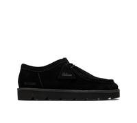 Clarks Mens Meare Walla Black Suede Wallabee,Lace Up