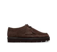 Clarks Mens Meare Walla Dark Brown Suede Wallabee
