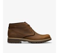 Clarks Mens Morris Peak Beeswax Leather Ankle Boots,Lace Up Leather Casual