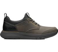 Clarks - Mens Motion Trek Ez Shoes, Color Grey Leather, Size: 6.5 UK