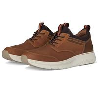 Clarks Men's Motion Trek Ez Sneaker, Dark Tan Leather, 10.5 UK