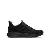 Clarks Men's Motion Trek LT Black Knit Trainers, Lace Up | Size: 6-Standard Fit Clarks Black 6-Standard Fit