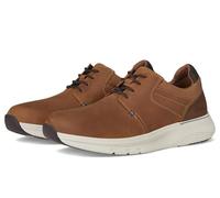Clarks Men's Motion Trek Plain Toe Sneaker, Dark Tan Leather, 9