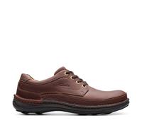 Clarks Men's Nature Three Derbys,Mahogany Leather, 10 UK