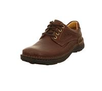 Clarks Mens Nature Three Shoes, Mahogany Leather, 12 UK X-Wide