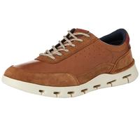 Clarks Men's Nature X One Sneaker, Dark Tan Lea, 7.5 UK