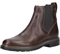 Clarks Mens Newford Easy Chelsea Boot, Brown Leather, 8 UK