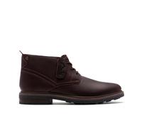 Clarks Men's Newford Mid Waterproof Brown Warmlined Leather Lace Up, Ankle Boots | Size: 10.5-Standard Fit Clarks Brown 10.5-Standard Fit