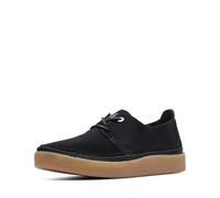 Clarks Men's Oakpark Lace Oxford, Black Suede, 10