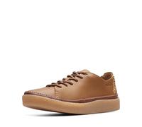 Clarks Men's Oakpark Low Oxford, Tan Leather, 7 UK