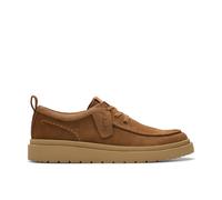 Clarks Mens Polden Moc Cola Suede Laces