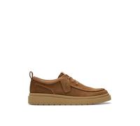 Clarks Mens Polden Moc Derby, Cola Suede, 8 UK