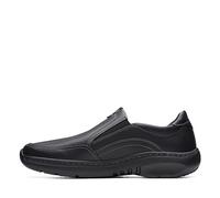 Clarks - Mens Pro Step Shoes, Color Black Leather, Size: 11 UK
