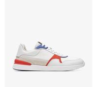Clarks Mens RaceLite Tor White Trainers Suede Sports