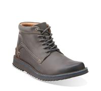 Clarks Mens Remsen Hi Grey Lea Boots Trendy & Stylish UK 8,9,10 G