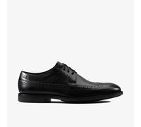 Clarks Mens Ronnie Limit Black Leather Brogues Leather Smart