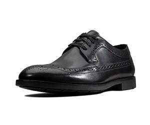 Clarks Men's Ronnie Limit Brogues, Black Black Leather Black Leather, 8 UK