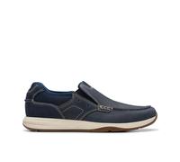 Clarks for man. 26176976 Sailview Step leather boat shoes navy (41), Flat, None, Casual