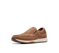 Clarks Mens Sailview StepLoafer, Light Tan Nubuck, 7.5