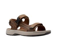 Clarks Men's Saltway Edge Sandal, Light Tan Leather, 9 UK
