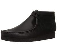 Clarks Men's Shacre Chukka Boot, Black Black Leather, 7.5 UK