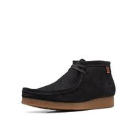 Clarks Men's Shacre Chukka Boot, Black Suede, 6 UK