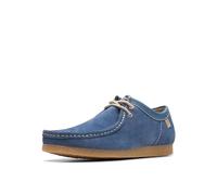 Clarks Men's Shacre Ii Run Moccasin, Blue Suede, 8 UK