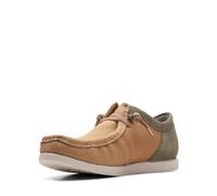 Clarks Men's Shacrelite Moc Oxford, Dark Sand Combi, 7.5 UK
