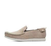 Clarks Mens Shacrelite Step Loafer, Sand Suede, 10