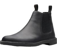 Clarks Men's Shepton Easy Chelsea Boot, Black Leather, 9 UK
