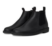 Clarks Men's Shepton Easy Chelsea Boot, Black Leather, 9 UK