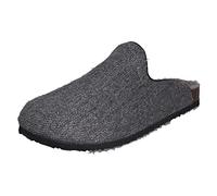 Clarks Mens Slip On Mule Slippers Fireside Snug - Grey Textile - UK Size 9G - EU Size 43 - US Size 10M