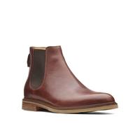 Clarks Mens Smar Clarkdale Gobi Mahogany Lea Chelsea Boots UK 7,8,9,10 G