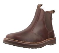 Clarks Mens Lightweight Chelsea Ankle Boots Solsbury Easy - Dark Brown Leather - UK Size 8.5G - EU Size 42.5 - US Size 9.5M