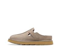 Clarks Men's Solsbury Mule Slide Sandal, Grey Suede, 10.5 UK