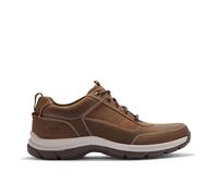 Clarks Spypath Ox Beeswax Leather Trainers,walking In Brown Brown 8.5-Standard Fit
