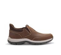 Clarks Men's Spypath Step Beeswax Leather Slip Ons, Walking in Brown | Size: 8.5-Standard Fit Clarks Brown 8.5-Standard Fit