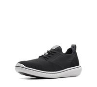 Clarks Men's Step Urban Low Sneaker, Black, 11 UK