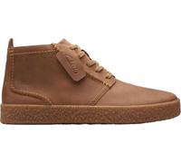 Clarks mens Streethill Mid, Dark Tan Leather, 7 UK